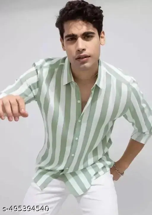 fancy stripped shirt for men
