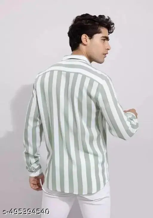 fancy stripped shirt for men